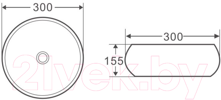 Умывальник BelBagno BB1114