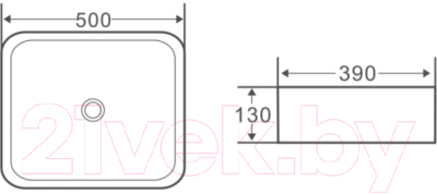 Купить Умывальник BelBagno BB1304  