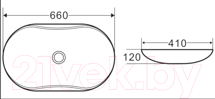 Умывальник BelBagno BB1334