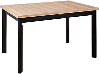 Обеденный стол Drewmix Max 5 P (дуб грендсон/черный) - 