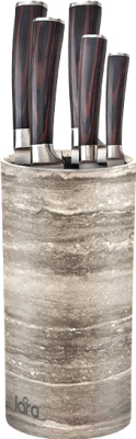 Подставка для ножей Lara LR05-103 (серый)