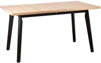 Обеденный стол Drewmix Oslo 5 (дуб грендсон/черный) - 