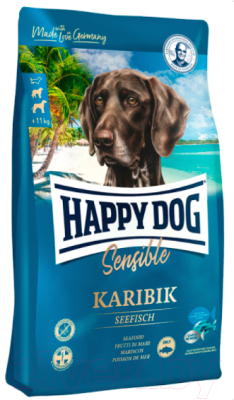 Сухой корм для собак Happy Dog Sensible Karibik / 03522 (4кг)