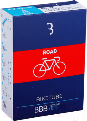 

Камера для велосипеда BBB, BikeTube 700x20/28C FV NT 60мм / BTI-71