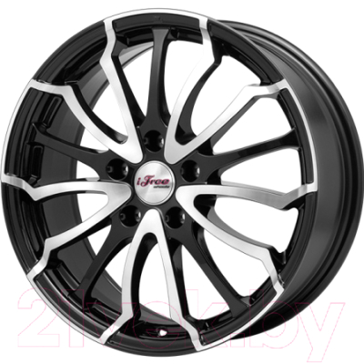 

Литой диск iFree, Фриман 16x6.5" 5x114.3мм DIA 67.1мм ET 45мм Блэк джек