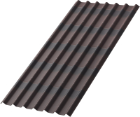 

Лист кровельный Onduline, Tile x5 SR-130 с тенью 3D