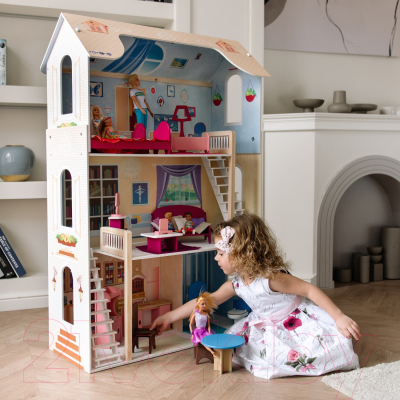 Кукольный домик Paremo Шарм с мебелью / PD315-02