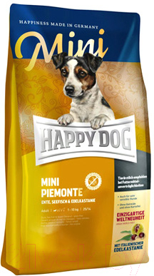 

Корм для собак Happy Dog, Mini Piemonte / 60448