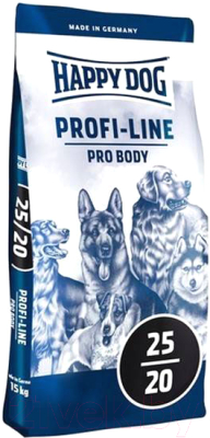 Сухой корм для собак Happy Dog Profi-Line 25/20 Pro Body / 02266