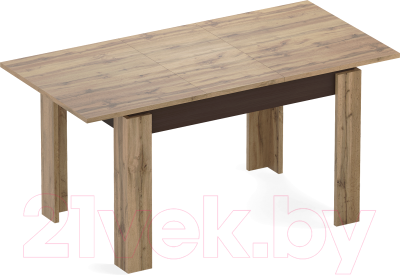 Обеденный стол Eligard Arris 1 118-157x72x76 (дуб натуральный)