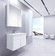 Миниатюра изображения товара Тумба с умывальником Roca UP 60 / ZRU9303010 + A327472000 (белый глянец)