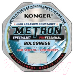 Леска монофильная Konger Metron Specialist Pro Bolo 0.14мм 150м / 214150014