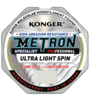 Леска монофильная Konger Metron Specialist Pro Ultra Light Spin 0.14мм 150м / 203150014 - 