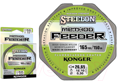 Леска монофильная Konger Steelon Method Feeder 0.18мм 150м / 257150018