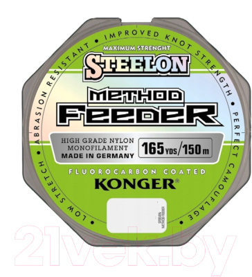 Леска монофильная Konger Steelon Method Feeder 0.18мм 150м / 257150018