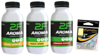 

Набор для прикормки 2F, Aroma Аттракта жидкий карамель-арахис-корица 3x300мл / 212022-21