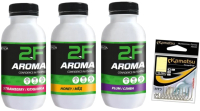 

Набор для прикормки 2F, Aroma Аттрактант клубника-мед-слива 3x300мл / 212023-21