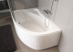 Миниатюра изображения товара Ванна акриловая Riho Lyra 153 L / BA68005 (с ножками)