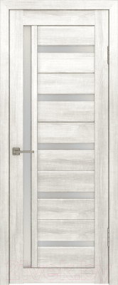 Дверь межкомнатная Лайт 18 90x200 (латте/стекло белый сатинат)