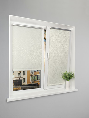 Рулонная штора Lm Decor Саванна LM 88-02 100x160 (светло-серый) -