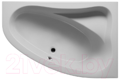 Ванна акриловая Riho Lyra 153 L / BA68005 (с ножками и экраном)