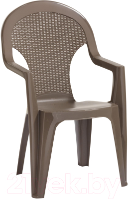 Стул пластиковый Keter Santana Chair / 219375 (капучино)