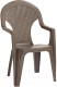 Стул пластиковый Keter Santana Chair / 219375 (капучино) - 