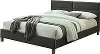 Двуспальная кровать Signal Sierra 160x200 (серый/дуб) - 