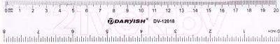 Линейка Darvish DV-12018 (20см)