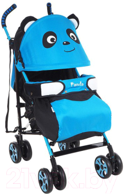 Детская прогулочная коляска Bambola Panda (голубой)