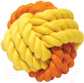 Игрушка для собак Rosewood Мяч / 40212/RW (оранжевый/желтый)