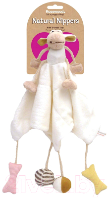 Игрушка для собак Rosewood Мульти одеяло с игрушками / 20542/RW (белый)