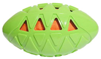 Игрушка для собак Rosewood Мяч регби шуршащий / 40328/RW (зеленый) - 
