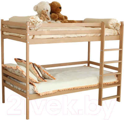 Двухъярусная кровать детская Можга Р426 (бук)
