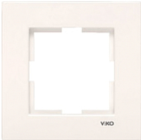 Рамка для выключателя Viko Karre / 90960210 (кремовый) - 