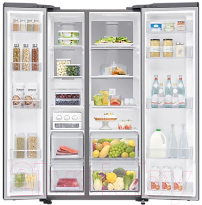Холодильник с морозильником Samsung RS62R50314G/WT