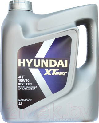 Моторное масло Hyundai XTeer 4T 10W40 / 1041016 (4л)
