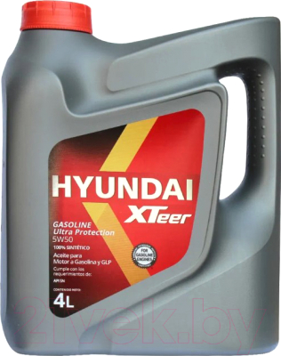 Моторное масло Hyundai XTeer XTeer Gasoline Ultra Protection 5W50 / 1041129 (4л)