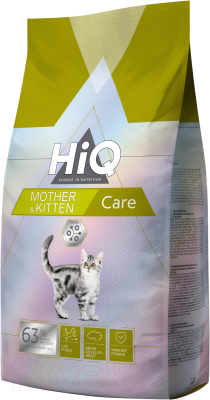 Сухой корм для кошек HiQ Kitten & Mother Care / 45933 (18кг)