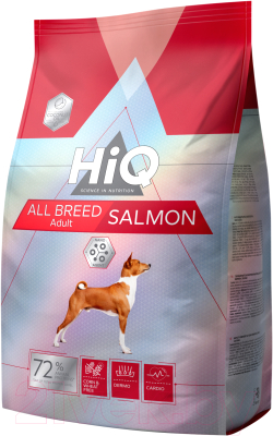 

Корм для собак HiQ, All Breed Adult Salmon / 45401