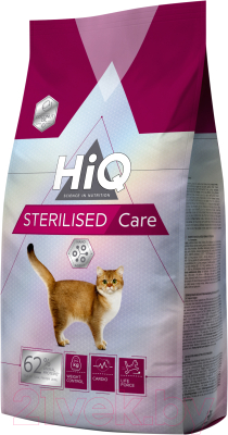 Сухой корм для кошек HiQ Sterilised Care / 45930 (18кг)
