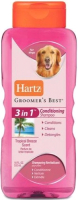 Шампунь для животных Hartz Для собак 3 в 1 c ароматом тропического бриза / 95068-56 (532мл) - 