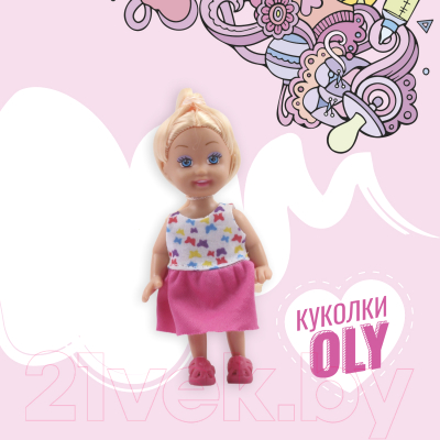 Кукла с аксессуарами Bondibon OLY с мотороллером / ВВ3989