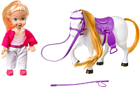 Кукла с аксессуарами Bondibon OLY жокей с лошадкой / ВВ3995 - 