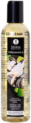 Эротическое массажное масло Shunga Organica Aroma and Fragrance Free / 1122 (240мл)