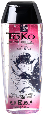 Лубрикант-гель Shunga Toko Aroma со вкусом клубники и шампанского / 276401 (165мл)