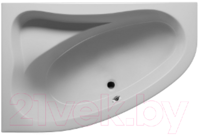 Ванна акриловая Riho Lyra 153 R / BA67005 (с ножками)