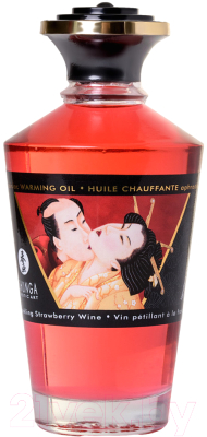 Эротическое массажное масло Shunga Sparkling Strawberry Wine / 2208 (100мл)