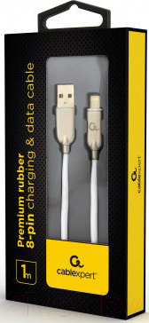 Кабель Gembird CC-USB2R-AMLM-1M-W (1м, белый)