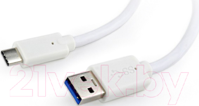 Кабель Gembird CCP-USB3-AMCM-W-0.1M (белый)